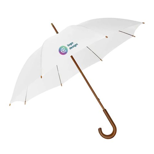 Paraply med træskaft - Billede 1